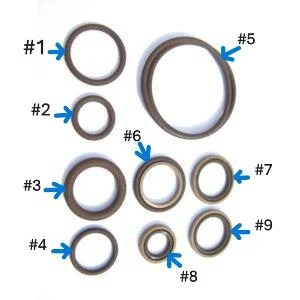 S54 Vanos Individual Seals/Teflon